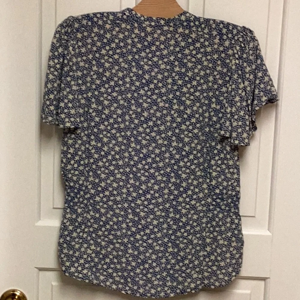 RALPH LAUREN  Button Down Short Sleeved Blouse Size M - Picture 3 of 8